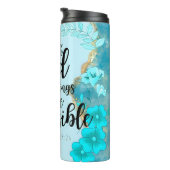 Gott, alles ist möglich thermosbecher (Nach rechts gedreht)