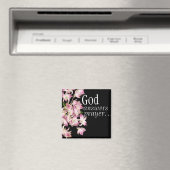 Gott antwortet Gebet Tropischer Orchid Blume Magne Magnet (In Situ (Geschirrspüler))
