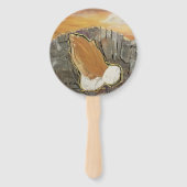 Gott antwortet Gebete Hand Fans Fächer (Rückseite)