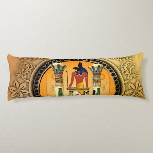 Gott Anubis Seitenschläferkissen (Rückseite)