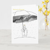 Gott arbeitet auf komische Art und Weise Karte (Gelbe Blume)