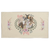 GOTT ART | Zuhause ist, wo meine Ziegen sind GetYe Kissenbezug (Vorderseite-Links)