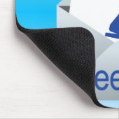 Gott beantwortet Knie-Post-christliche Mousepad (Ecke)