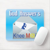 Gott beantwortet Knie-Post-christliche Mousepad (Mit Mouse)
