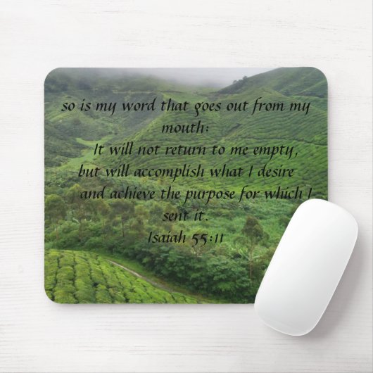 Gott behält sein Versprechenbibel-Vers mousepad (Mit Mouse)