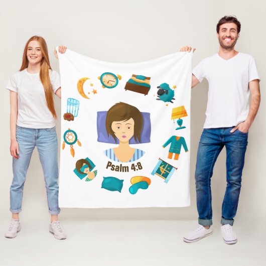 Gott Behalte mir Safe - Fleece Blanket, 60"x80" (Beispiel)