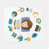 Gott Behalte mir Safe - Fleece Blanket, 60"x80" (Vorderseite (Horizontal))