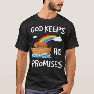 Gott Behalte seine Versprechen, Noahs Christliche  T-Shirt