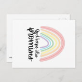 Gott Behalte seine Versprechen Postkarte (Vorne/Hinten)