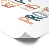 Gott behielt immer sein Versprechen Plakat (Ecke)