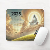 Gott beobachtet sein Kind im Kalender 2025 Mousepad (Mit Mouse)
