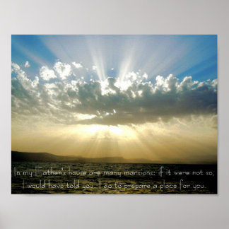Gott bereitet einen Ort vor Poster