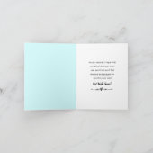 Gott beten bringt Ihnen Erfrischung und Erholung C Karte (Innenseite)