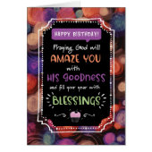 Gott beten wird Sie mit Segnungen erstaunen (Vorne)