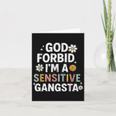 Gott bewahre, dass ich ein sensibler Gangsta bin, Karte (Vorderseite)