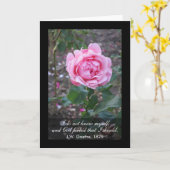 Gott bewahre, dass ich mich selbst kennen sollte - karte (Gelbe Blume)