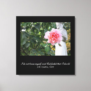 Gott bewahre, dass ich mich selbst kennen sollte - leinwanddruck