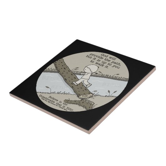 Gott bietet einen Pfad Fliese (Seite)