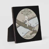 Gott bietet einen Pfad Fotoplatte (Vorderseite)