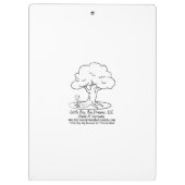 Gott bietet einen Pfad Klemmbrett (Rückseite)