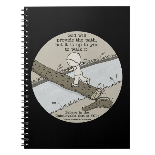 Gott bietet einen Pfad Notizblock (Vorderseite)