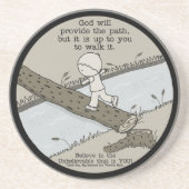 Gott bietet einen Pfad Untersetzer (Vorne)