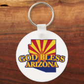 Gott Bless Arizona Schlüsselanhänger (Vorderseite)