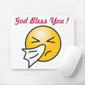 "GOTT BLESS, DASS DU GEFÄHRDET BIST MOUSEPAD (Mit Mouse)