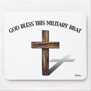 GOTT BLESS DIESE MILITÄRISCHE BREMSE mit robustem Mousepad