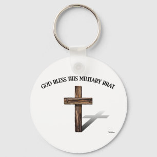 GOTT BLESS DIESE MILITÄRISCHE BREMSE mit robustem Schlüsselanhänger