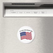 GOTT BLESS DIESE MILITÄRISCHE EHEFRAU mit US-Flagg Magnet (In Situ (Geschirrspüler))