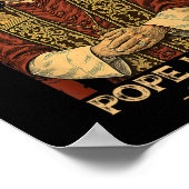 Gott Bless Papst Leo Xiv Robert Francis Prevost Am Poster (Ecke)