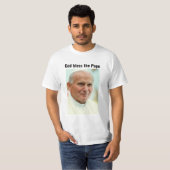 GOTT BLESS THE POPE T-Shirt (Vorne ganz)
