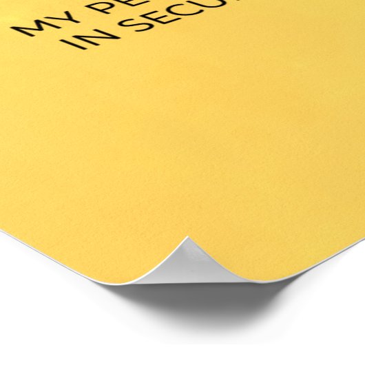 GOTT BLESS UNSERE ZUHAUSE POSTER (Ecke)