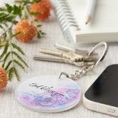 GOTT BLESS YOU FLORAL SCHLÜSSELANHÄNGER (Vorderseite rechts)