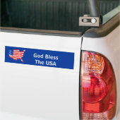 Gott BlessThe USA Autoaufkleber (Auf Lkw)