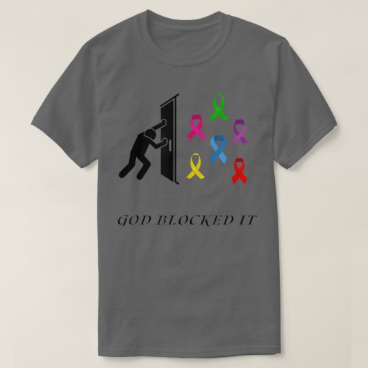 Gott blockierte es T-Shirt (Design vorne)