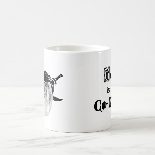 Gott Co-Pirat Kaffeetasse (Mittel)