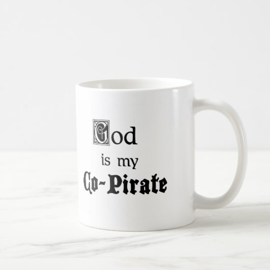 Gott Co-Pirat Kaffeetasse (Rechts)