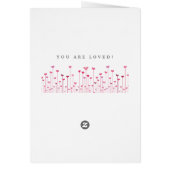 Gott danken für euch Herz Blume Valentinstag (Hinten)