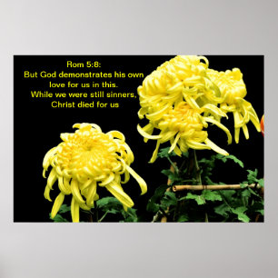Gott demonstriert seine eigene Liebe Poster