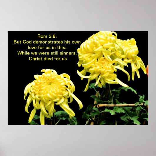 Gott demonstriert seine eigene Liebe Poster (Vorne)
