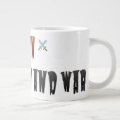 Gott der Eisen und des Krieges Jumbo-Tasse (Rechts)