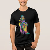Gott der Farbe Tri-Blend Shirt (Vorderseite)