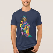 Gott der Farbe Tri-Blend Shirt (Vorderseite)
