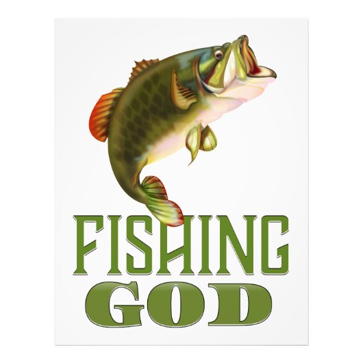 Gott der Fischerei Fotodruck (Vorne)
