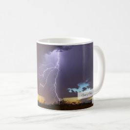 Gott der Herrlichkeit Thunders Psalm 105:39 KJV Kaffeetasse