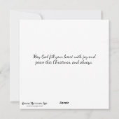 Gott der Hoffnung Bibel Verse Chipmunk Weihnachten (Rückseite)