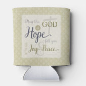 Gott der Hoffnung Fülle dich mit Freude und Friede Dosenkühler (Rückseite)