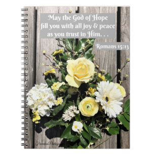 Gott der Hoffnung Notebook Notizblock